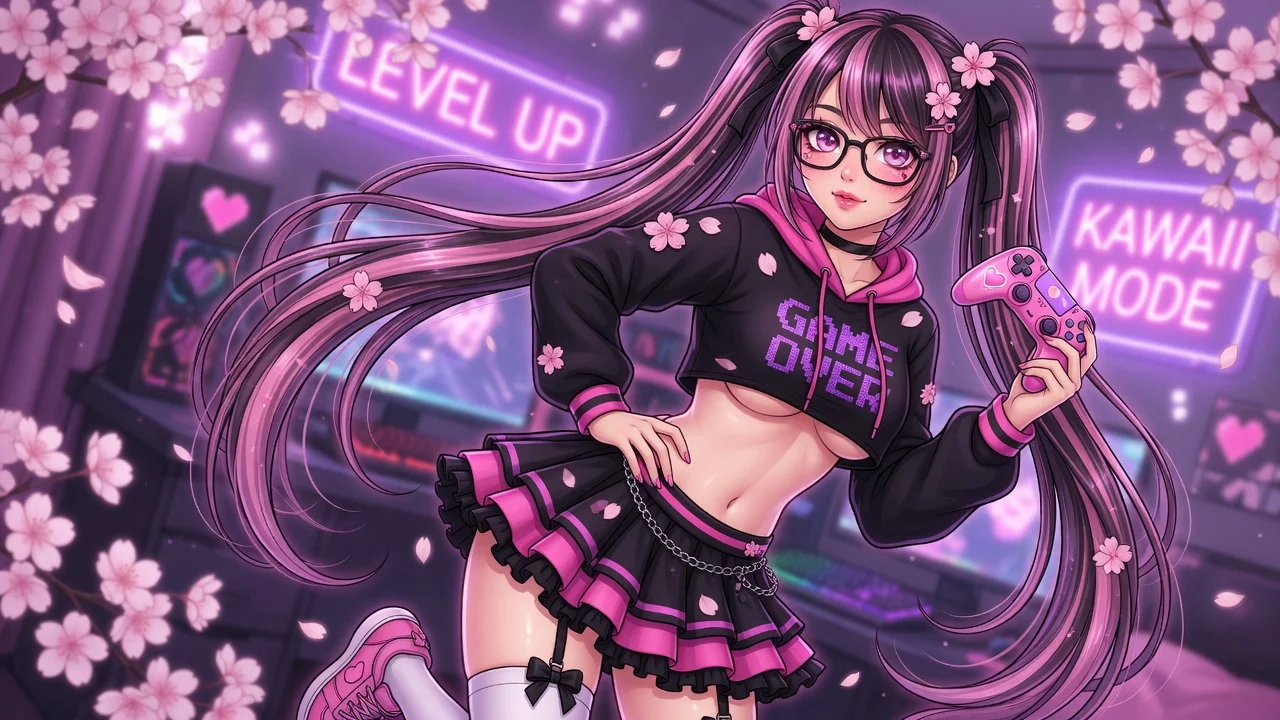Illustration Geekweb kawaii